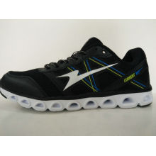 Men′s Black Light Running Shoes with Special Design Outsole